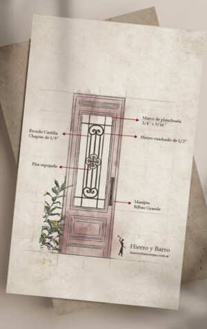 Rejas de hierro en Argentina. Puertas de hierro. Rejas en Argentina.