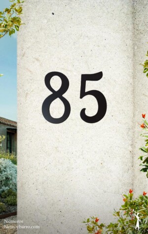 Numeros de hierro para casas