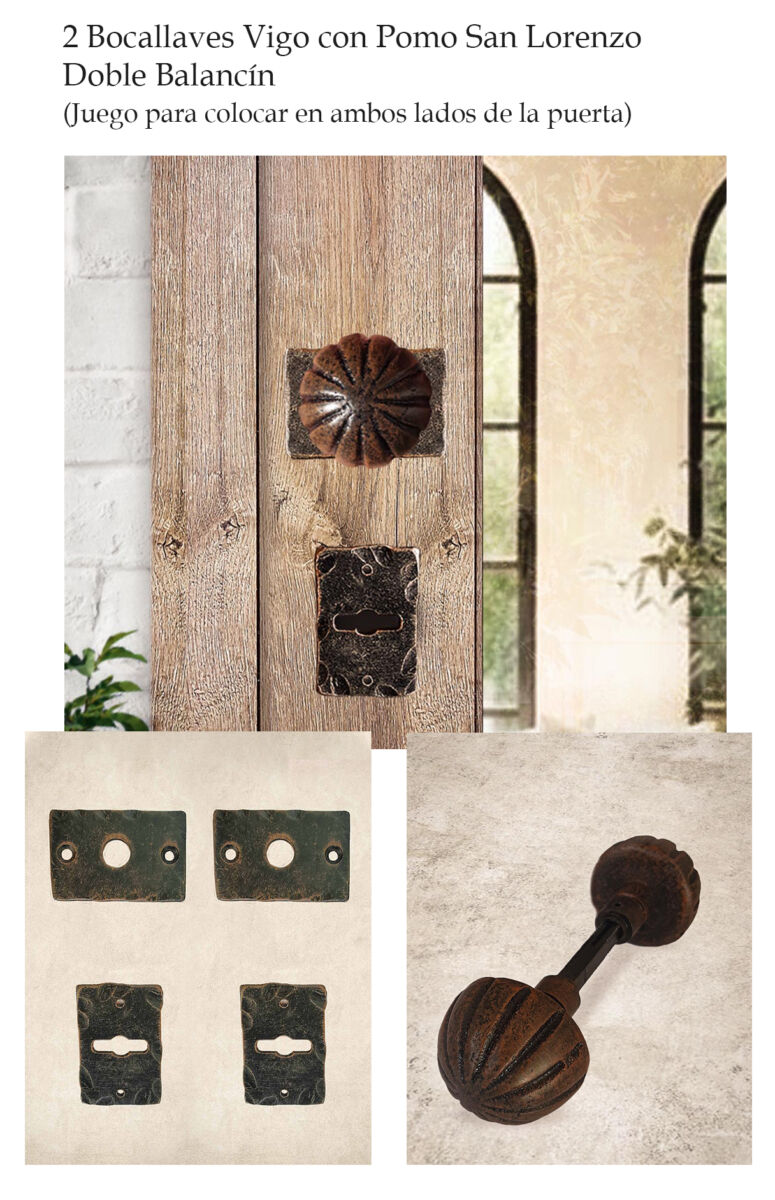 Manija de hierro forjado. Manijon Manija de hierro. Tiradores. Manijas para puertas. Puertas de entrada. Puerta de madera. Herrajes de hierro en Argentina.