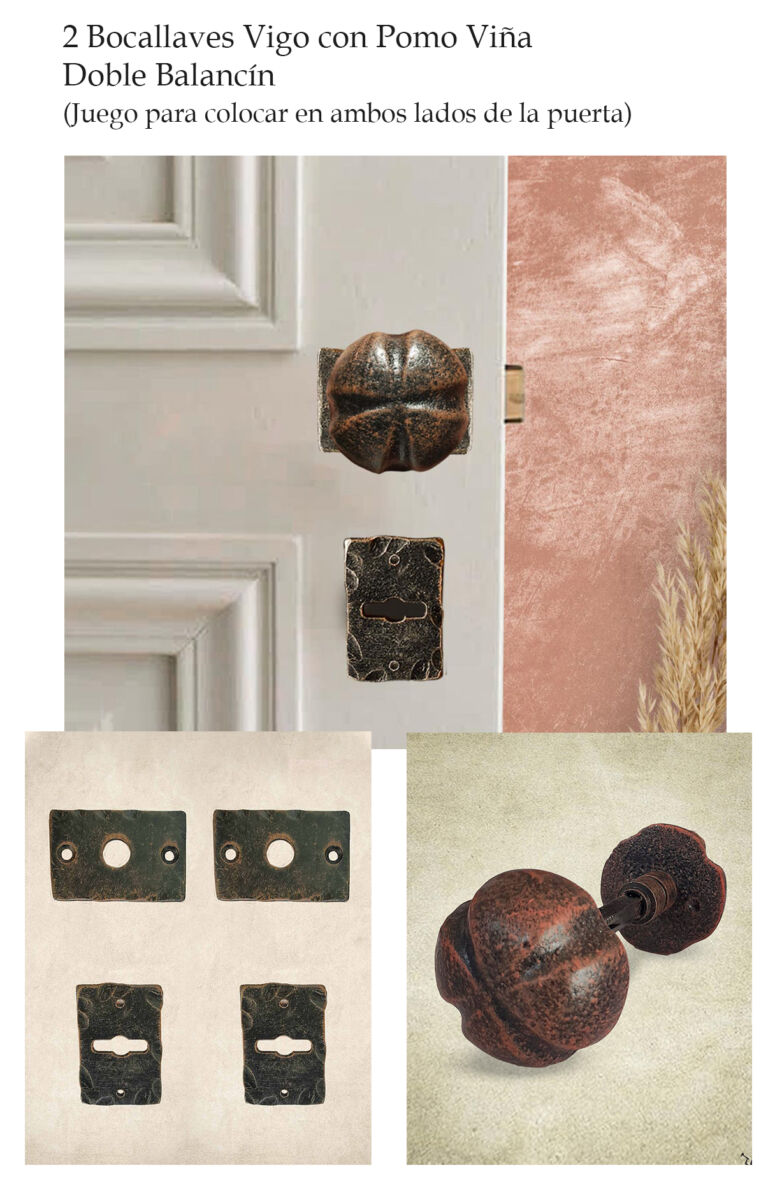 Manija de hierro forjado. Manijon Manija de hierro. Tiradores. Manijas para puertas. Puertas de entrada. Puerta de madera. Herrajes de hierro en Argentina.