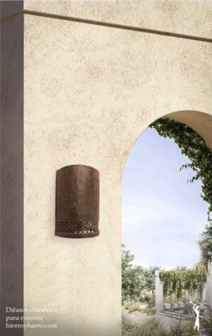 Difusor de hierro. Iluminación de interiores. Lámparas para interiores. Apliques en Argentina. Iluminación en Argentina