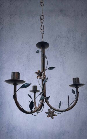 Araña de hierro forjado, lamparas de hierro, decoracion, iluminacion