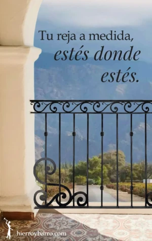 Reja con Guarda Girandola, Nudos Cabo y Rulos María detalle1